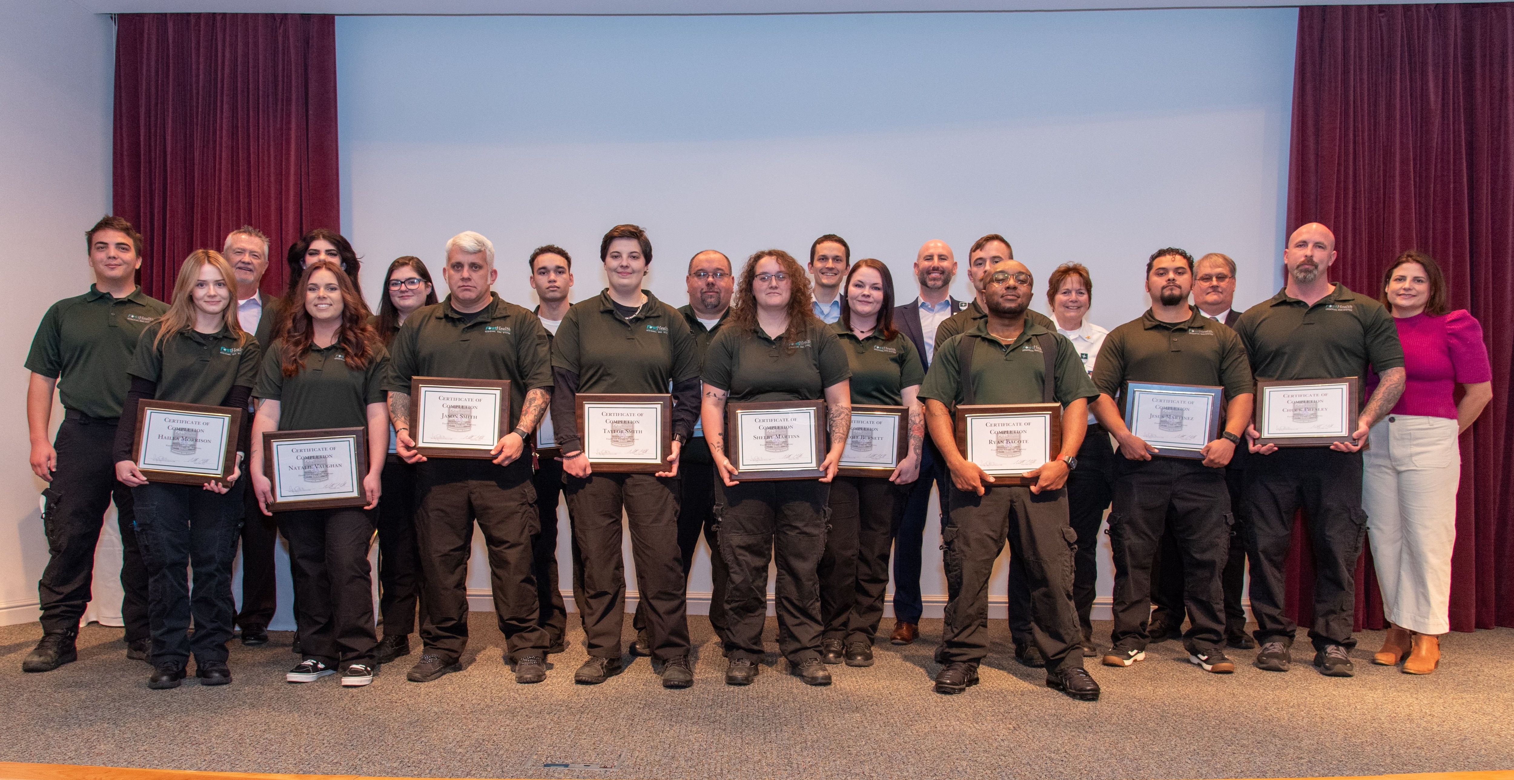 Paramedic Academy Graduates